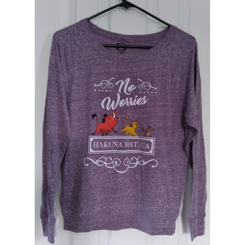 NWOT - Purple "Hakuna Matata" Long-sleeve Shirt